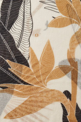 Kaschmirschal gewebt Flamingo Fog – bedruckt, 100 % Cashmere | PURSCHOEN