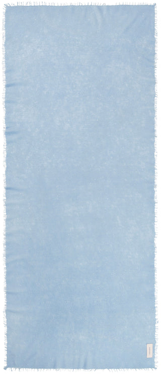Kaschmirschal Galactic Stars Bleu – Lurex-Glanz, 100 % Cashmere | PURSCHOEN