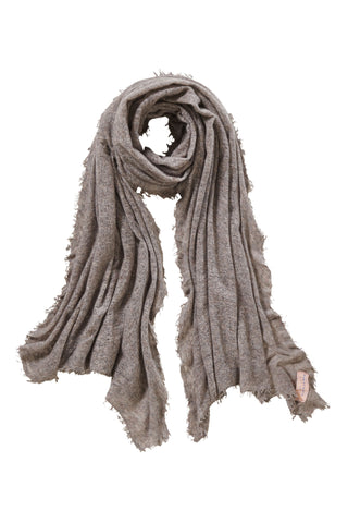 Kaschmirschal Grey – einfarbig, 100 % Cashmere | PURSCHOEN