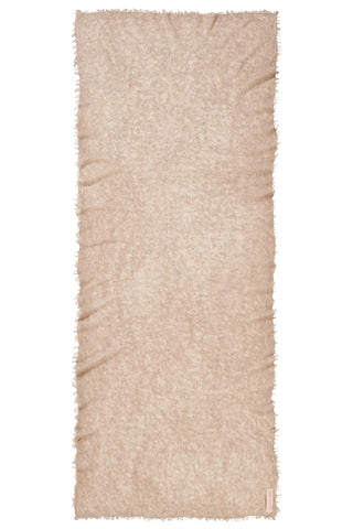Kaschmirschal Taupe – einfarbig, 100 % Cashmere | PURSCHOEN