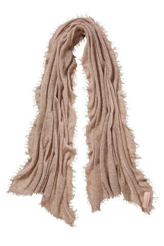 Kaschmirschal Taupe – einfarbig, 100 % Cashmere | PURSCHOEN