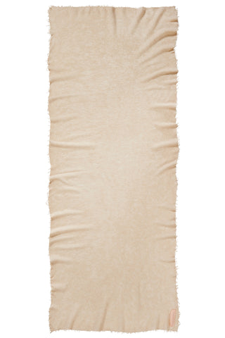Kaschmirschal Hell Beige – einfarbig, 100 % Cashmere | PURSCHOEN