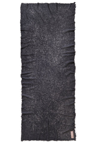 Kaschmirschal Anthrazit – einfarbig, 100 % Cashmere | PURSCHOEN