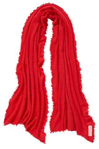 Kaschmirschal Red – einfarbig, 100 % Cashmere | PURSCHOEN