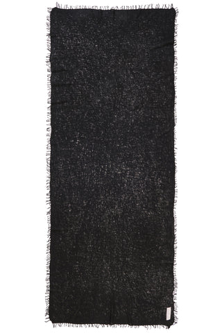 Kaschmirschal Black – einfarbig, 100 % Cashmere | PURSCHOEN