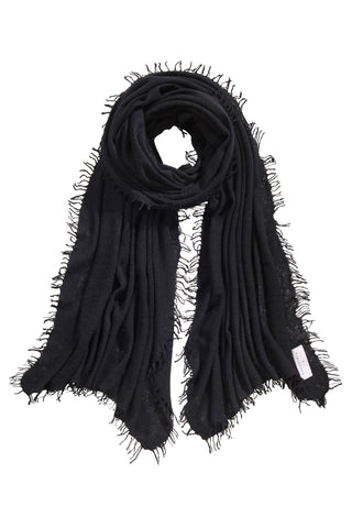 Kaschmirschal Black – einfarbig, 100 % Cashmere | PURSCHOEN