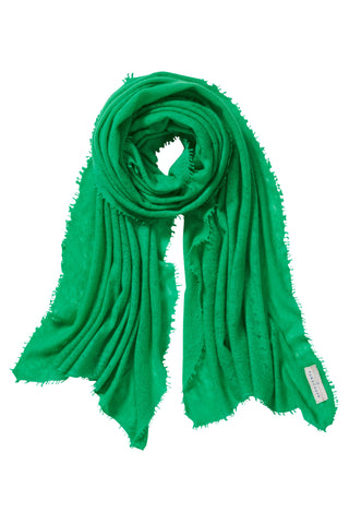Kaschmirschal Limette – einfarbig, 100 % Cashmere | PURSCHOEN