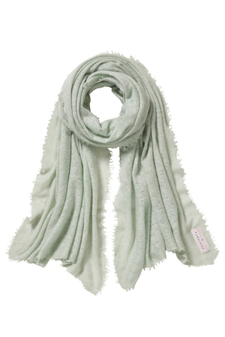 Kaschmirschal Puder Schilf – einfarbig, 100 % Cashmere | PURSCHOEN