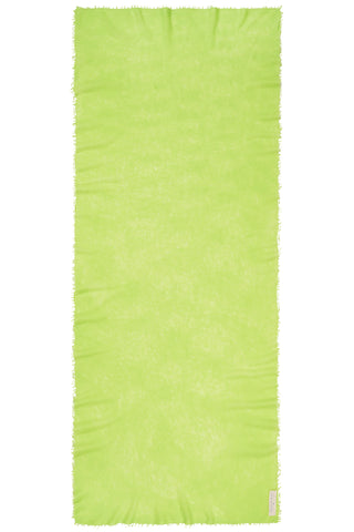 Kaschmirschal Lime – einfarbig, 100 % Cashmere | PURSCHOEN