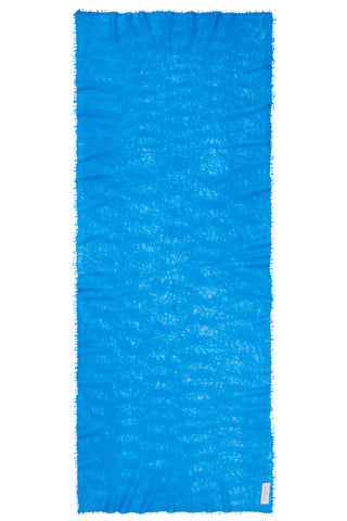 Kaschmirschal Swimming Pool – einfarbig, 100 % Cashmere | PURSCHOEN