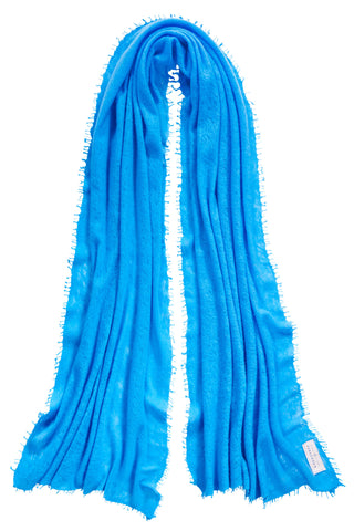 Kaschmirschal Swimming Pool – einfarbig, 100 % Cashmere | PURSCHOEN