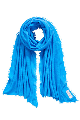Kaschmirschal Swimming Pool – einfarbig, 100 % Cashmere | PURSCHOEN