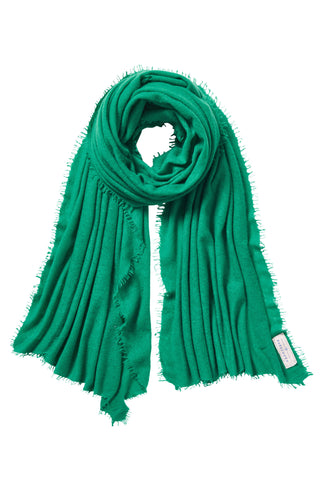 Kaschmirschal Basilikum – einfarbig, 100 % Cashmere | PURSCHOEN