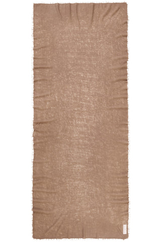Kaschmirschal Schlamm – einfarbig, 100 % Cashmere | PURSCHOEN