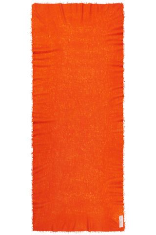 Kaschmirschal Sanddorn – einfarbig, 100 % Cashmere | PURSCHOEN