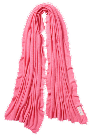 Kaschmirschal Bubble Gum – einfarbig, 100 % Cashmere | PURSCHOEN