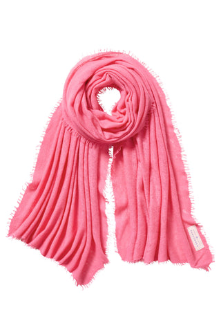 Kaschmirschal Bubble Gum – einfarbig, 100 % Cashmere | PURSCHOEN