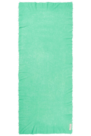 Kaschmirschal Green Ice – einfarbig, 100 % Cashmere | PURSCHOEN