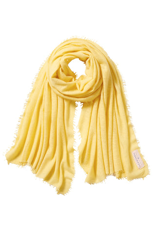 Kaschmirschal Popcorn – einfarbig, 100 % Cashmere | PURSCHOEN