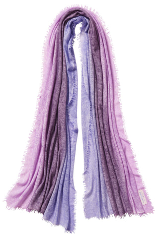 Kaschmirschal Ombre Toskana – Ombré-Farbverlauf, 100 % Cashmere | PURSCHOEN
