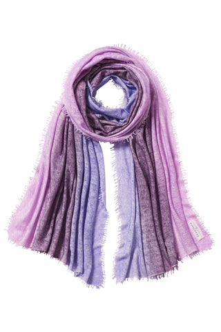 Kaschmirschal Ombre Toskana – Ombré-Farbverlauf, 100 % Cashmere | PURSCHOEN