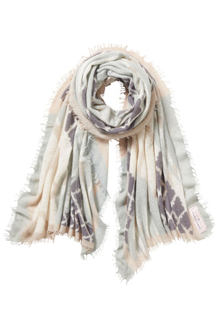 Kaschmirschal Feuervogel Schilf – bedruckt, 100 % Cashmere | PURSCHOEN