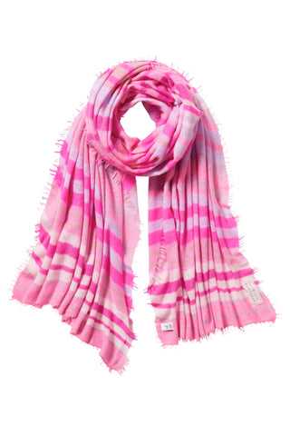 Kaschmirschal Rainbow Pink Dream – bedruckt, 100 % Cashmere | PURSCHOEN