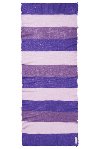 Kaschmirschal Block 3 Pflaume – bedruckt, 100 % Cashmere | PURSCHOEN