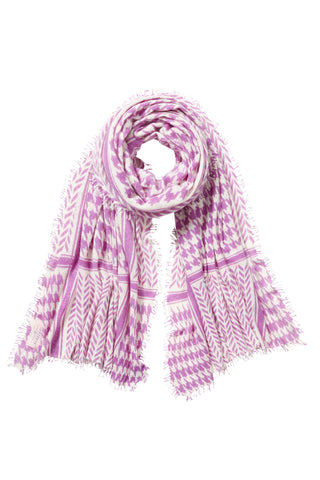 Kaschmirschal Milano Krokus Natural – bedruckt, 100 % Cashmere | PURSCHOEN
