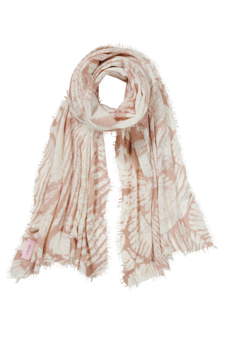 Kaschmirschal Seaside Camel Classic – bedruckt, 100 % Cashmere | PURSCHOEN