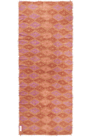 Kaschmirschal Crystal Diamond Camel – bedruckt, 100 % Cashmere | PURSCHOEN