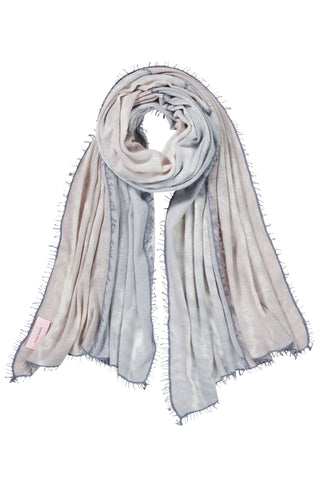 Kaschmirschal Miss Patch Java Stone II – Patchwork-Design, 100 % Cashmere | PURSCHOEN