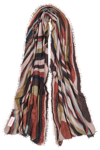 Kaschmirschal Hypnogarden Otto – bedruckt, 100 % Cashmere | PURSCHOEN