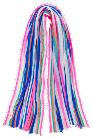 Kaschmirschal Rainbow Lollypop – bedruckt, 100 % Cashmere | PURSCHOEN