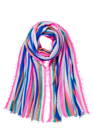 Kaschmirschal Rainbow Lollypop – bedruckt, 100 % Cashmere | PURSCHOEN