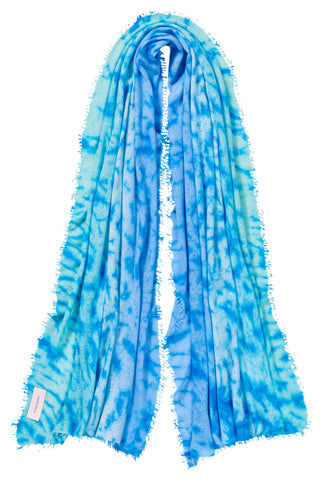 Kaschmirschal Space Tiger Swimming Pool – bedruckt, 100 % Cashmere | PURSCHOEN