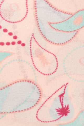 Kaschmirschal Neo Paisley Pfirsich-Aluminum – bedruckt, 100 % Cashmere | PURSCHOEN