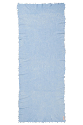 Kaschmirschal Bleu – einfarbig, 100 % Cashmere | PURSCHOEN