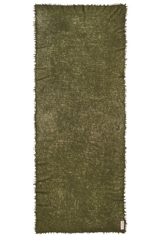 Kaschmirschal Military – einfarbig, 100 % Cashmere | PURSCHOEN