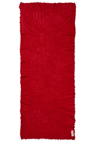 Kaschmirschal Red II – einfarbig, 100 % Cashmere | PURSCHOEN