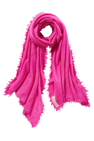 Kaschmirschal Pink – einfarbig, 100 % Cashmere | PURSCHOEN