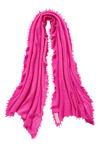 Kaschmirschal Pink – einfarbig, 100 % Cashmere | PURSCHOEN