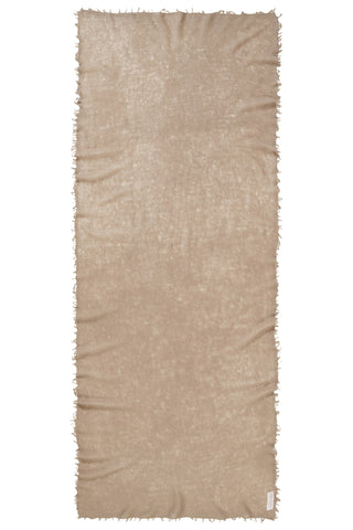 Kaschmirschal Kiesel – einfarbig, 100 % Cashmere | PURSCHOEN