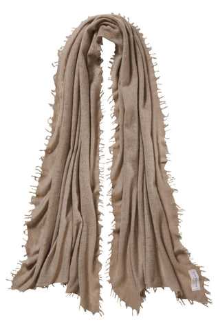 Kaschmirschal Kiesel – einfarbig, 100 % Cashmere | PURSCHOEN