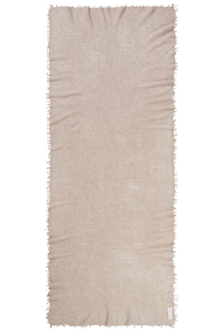 Kaschmirschal Nougat – einfarbig, 100 % Cashmere | PURSCHOEN
