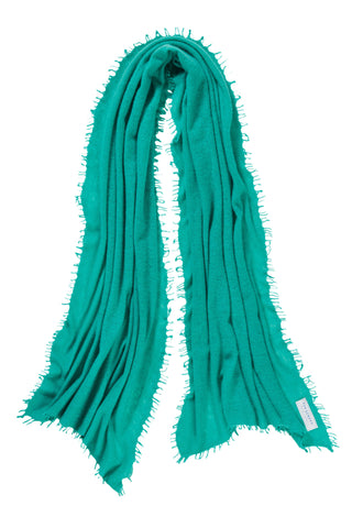 Kaschmirschal Aquamarin – einfarbig, 100 % Cashmere | PURSCHOEN
