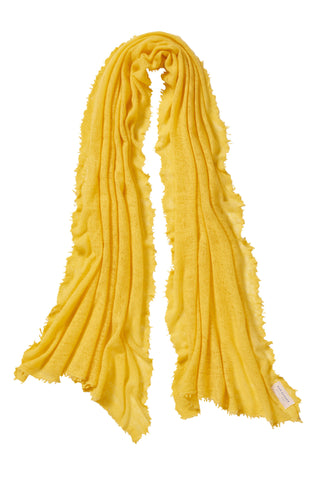 Kaschmirschal Sonne – einfarbig, 100 % Cashmere | PURSCHOEN