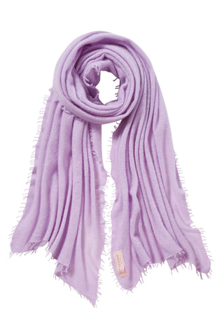 Kaschmirschal Flieder – einfarbig, 100 % Cashmere | PURSCHOEN