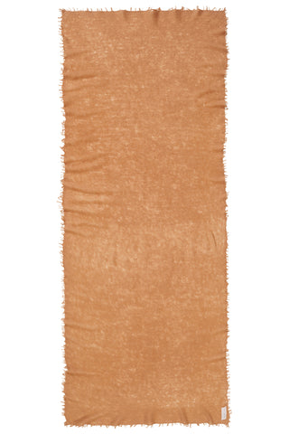 Kaschmirschal Camel – einfarbig, 100 % Cashmere | PURSCHOEN
