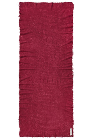 Kaschmirschal Beere – einfarbig, 100 % Cashmere | PURSCHOEN